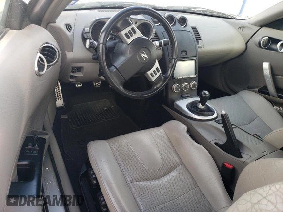 2008 Nissan 350Z Enthusiast with VIN JN1BZ36A78M850344, listed as a Copart auction lot 86394824 with 113,134 mi miles and Salvage Title. Bid and sale history available at DreamBid. Image 8.