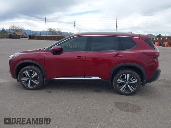 2021 Nissan Rogue Platinum with VIN JN8AT3DDXMW310514, listed as a IAAI auction lot 41836812 with 73,125 mi miles and . Bid and sale history available at DreamBid. Image 14.