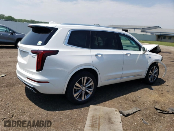 2020 Cadillac XT6 FWD Premium Luxury with VIN 1GYKPCRS4LZ132344, listed as a Copart auction lot 60595535 with 19,184 mi miles and Salvage title. Bid and sale history available at DreamBid. Image 3.