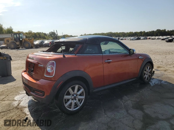 2013 MINI Coupe S with VIN WMWSX3C58DT466788, listed as a Copart auction lot 75541314 with 101,890 mi miles and Salvage Title. Bid and sale history available at DreamBid. Image 3.