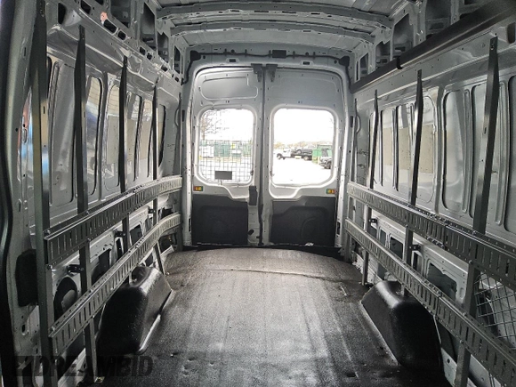 2021 Ford Transit Cargo with VIN 1FTBW3X85MKA60788, listed as a Copart auction lot 48044345 with 66,533 mi miles and Salvage Title. Bid and sale history available at carsss.com. Image 10.