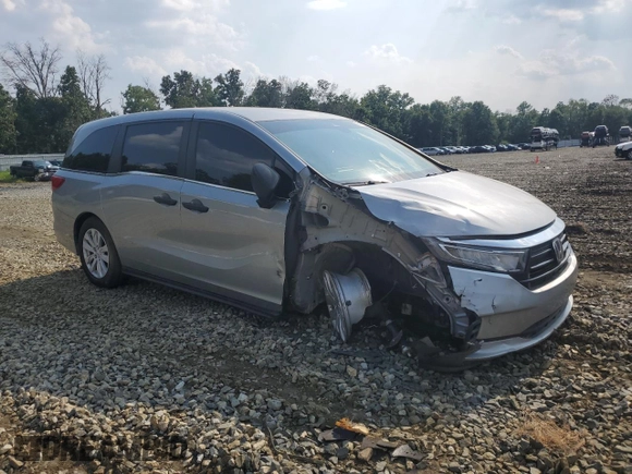 2021 Honda Odyssey LX с VIN 5FNRL6H27MB004951, выставлен на аукционе Copart как лот 65111854 с пробегом Не указан миль и На запчасти • Non repairable. История ставок и продаж доступна на DreamBid. Изображение 4.