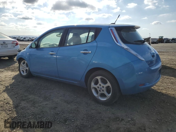 2011 Nissan LEAF SL with VIN JN1AZ0CP3BT000582, listed as a Copart auction lot 42236045 with 0 mi miles and Clean Title. Bid and sale history available at carsss.com. Image 2.