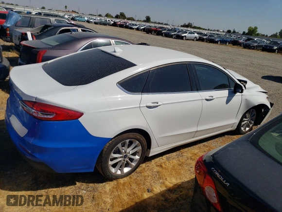2020 Ford Fusion SE z VIN 3FA6P0LU6LR216269, wystawiony jako Copart lot #68509044 z przebiegiem 60 556 mil mil oraz Szkoda całkowita • Salvage title. Historia ofert i sprzedaży dostępna na DreamBid. Obrazek 3.