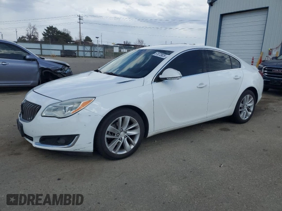 2015 Buick Regal Premium I with VIN 2G4GN5EXXF9247099, listed as a Copart auction lot 51073925 with 154,154 mi miles and Salvage Title. Bid and sale history available at carsss.com. Image 1.