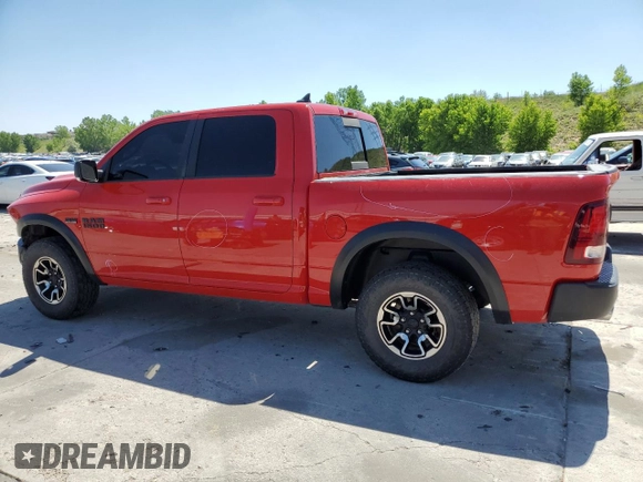 2018 Ram 1500 Rebel with VIN 1C6RR7YT2JS197612, listed as a Copart auction lot 60062745 with 60,591 mi miles and Salvage title. Bid and sale history available at DreamBid. Image 2.