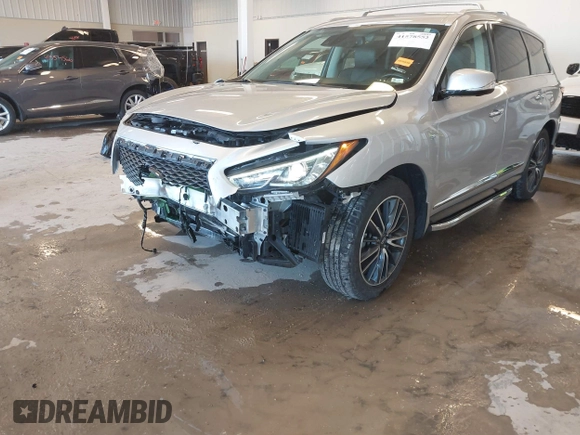 2017 Infiniti QX60 with VIN 5N1DL0MM3HC525307, listed as a IAAI auction lot 41578552 with 54,313 mi miles and . Bid and sale history available at DreamBid. Image 17.