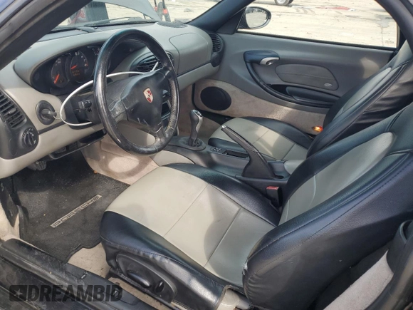2002 Porsche Boxster with VIN WP0CA298X2U624074, listed as a Copart auction lot 42729845 with 116,119 mi miles and Salvage title. Bid and sale history available at DreamBid. Image 8.