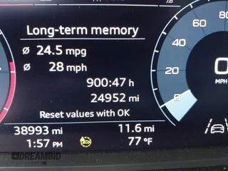 2023 Audi Q3 S line Premium with VIN WA1DECF3XP1068746, listed as a IAAI auction lot 41807775 with 38,993 mi miles and . Bid and sale history available at DreamBid. Image 16.