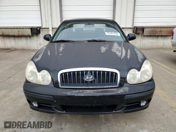 2004 Hyundai Sonata with VIN KMHWF25S24A969552, listed as a Copart auction lot 76101794 with 136,255 mi miles and Salvage Title. Bid and sale history available at carsss.com. Image 5.