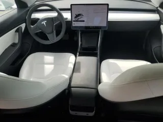 2020 Tesla Model 3 Long Range with VIN 5YJ3E1EB0LF713016, listed as a Copart auction lot 47617355 with 0 mi miles and Salvage Title. Bid and sale history available at carsss.com. Image 8.