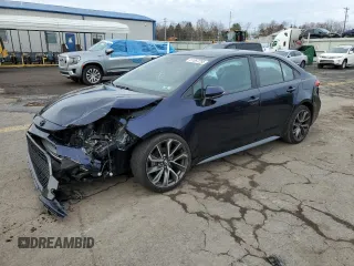 2022 Toyota Corolla SE with VIN 5YFP4MCE9NP101844, listed as a Copart auction lot 51387295 with 118,541 mi miles and Salvage Title. Bid and sale history available at carsss.com. Image 1.