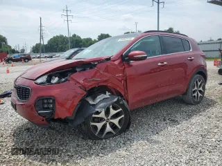 2018 Kia Sportage SX Turbo with VIN KNDPRCA66J7369687, listed as a Copart auction lot 64960435 with 86,274 mi miles and Salvage title. Bid and sale history available at DreamBid. Image 1.