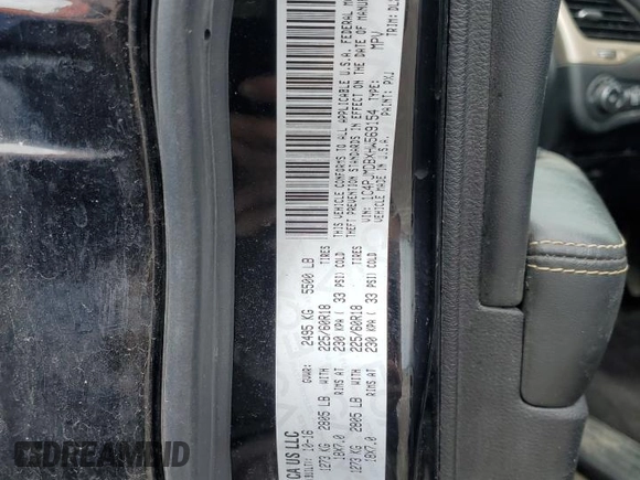 2017 Jeep Cherokee Limited with VIN 1C4PJMDBXHW569154, listed as a Copart auction lot 55126605 with 129,201 mi miles and Salvage Title. Bid and sale history available at DreamBid. Image 13.