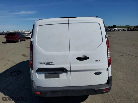 2019 Ford Transit Connect Van XLT with VIN NM0LS7F24K1388305, listed as a Copart auction lot 50277625 with 133,546 mi miles and Salvage Title. Bid and sale history available at carsss.com. Image 6.