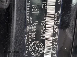 2009 Toyota Camry with VIN 4T1BE46K09U800387, listed as a Copart auction lot 49693315 with 312,097 mi miles and Salvage Title. Bid and sale history available at DreamBid. Image 13.