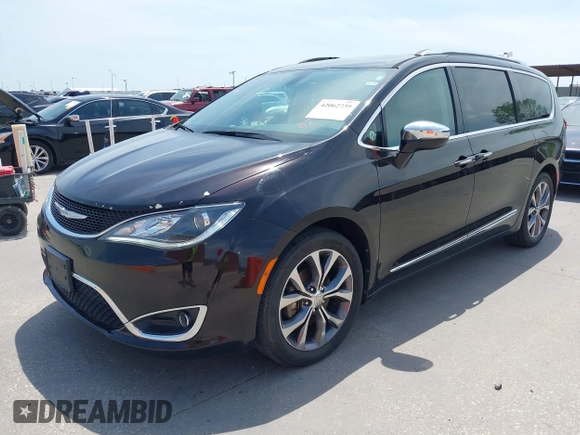 2017 Chrysler Pacifica Limited with VIN 2C4RC1GG8HR583927, listed as a IAAI auction lot 42062739 with 159,234 mi miles and . Bid and sale history available at DreamBid. Image 2.