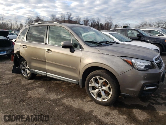 2018 Subaru Forester Touring with VIN JF2SJAWC0JH425042, listed as a Copart auction lot 72375362 with Not Provided miles and . Bid and sale history available at DreamBid. Image 4.