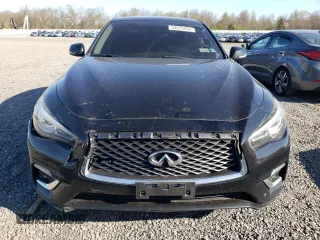 2018 Infiniti Q50 Luxe with VIN JN1EV7AR6JM443389, listed as a Copart auction lot 53515455 with 132,762 mi miles and Clean title. Bid and sale history available at DreamBid. Image 5.