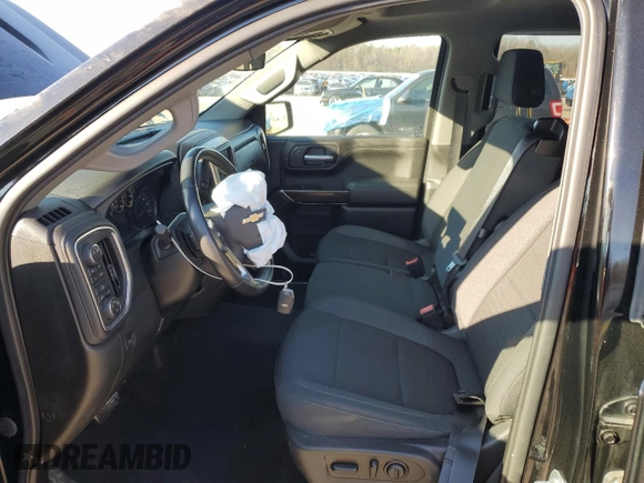 2021 Chevrolet Silverado 1500 LT with VIN 1GCPYDEK6MZ267119, listed as a Copart auction lot 87022124 with 35,054 mi miles and Salvage Title. Bid and sale history available at carsss.com. Image 7.
