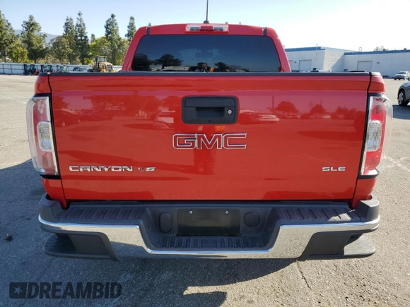 2018 GMC Canyon 2WD SLE with VIN 1GTG5CEN2J1170782, listed as a Copart auction lot 51964655 with 91,443 mi miles and Salvage Title. Bid and sale history available at carsss.com. Image 6.