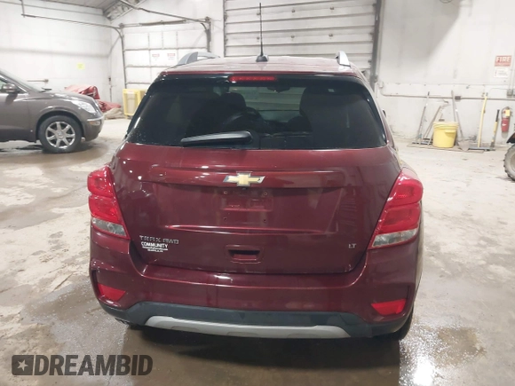 2017 Chevrolet Trax LT with VIN 3GNCJPSB9HL184572, listed as a IAAI auction lot 41692581 with 86,656 mi miles. Bid and sale history available at carsss.com. Image 16.
