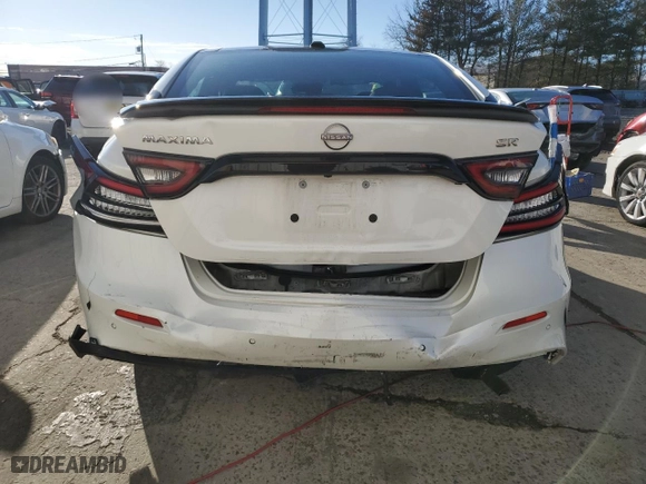 2023 Nissan Maxima SR with VIN 1N4AA6EV4PC513923, listed as a Copart auction lot 49331585 with 0 mi miles and Salvage Title. Bid and sale history available at carsss.com. Image 6.