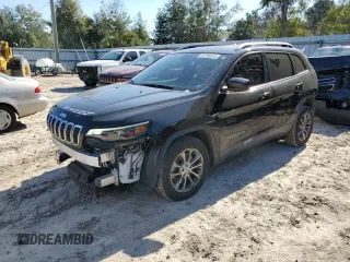 2019 Jeep Cherokee Latitude Plus with VIN 1C4PJLLB1KD176707, listed as a Copart auction lot 81704574 with 108,147 mi miles and Non Repairable. Bid and sale history available at carsss.com. Image 1.