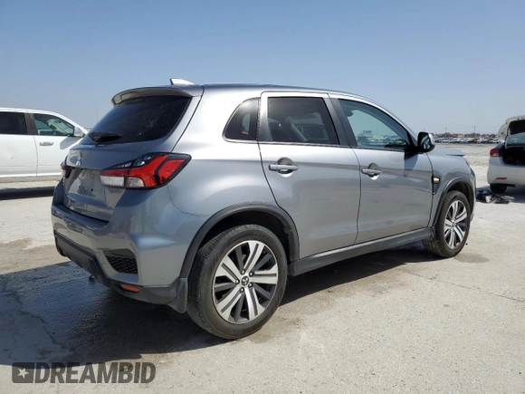 2022 Mitsubishi Outlander Sport ES with VIN JA4APUAU1NU015965, listed as a Copart auction lot 49728495 with 60,968 mi miles and Salvage Title. Bid and sale history available at carsss.com. Image 3.