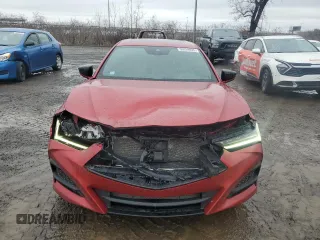 2021 Acura TLX w/A-Spec Package with VIN 19UUB6F53MA800181, listed as a Copart auction lot 50939925 with 122,280 mi miles and Salvage Title. Bid and sale history available at carsss.com. Image 5.
