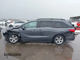 2019 Honda Odyssey EX-L with VIN 5FNRL6H78KB134200, listed as a IAAI auction lot 41932604 with 37,723 mi miles and . Bid and sale history available at DreamBid. Image 14.