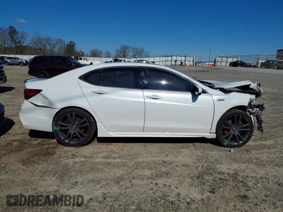 2019 Acura TLX w/A-Spec Pkg with VIN 19UUB1F67KA003246, listed as a IAAI auction lot 41741567 with 103,478 mi miles. Bid and sale history available at carsss.com. Image 14.