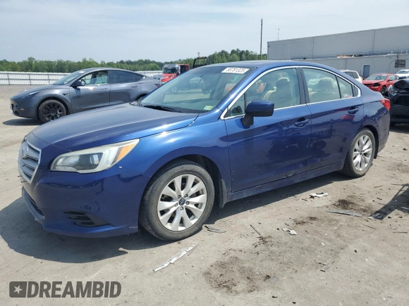 2015 Subaru Legacy Premium with VIN 4S3BNBE68F3006414, listed as a Copart auction lot 58781325 with 162,016 mi miles and Salvage title. Bid and sale history available at DreamBid. Image 1.