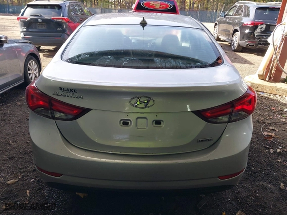 2014 Hyundai Elantra SE with VIN KMHDH4AE4EU165055, listed as a IAAI auction lot 40819849 with 127,536 mi miles. Bid and sale history available at carsss.com. Image 16.