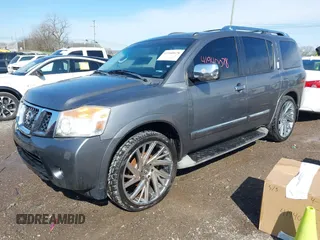 2015 Nissan Armada SV with VIN 5N1BA0ND6FN604077, listed as a IAAI auction lot 41940078 with 169,266 mi miles and . Bid and sale history available at DreamBid. Image 17.