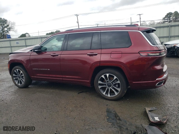 2022 Jeep Grand Cherokee L Overland with VIN 1C4RJJDG7N8570281, listed as a Copart auction lot 43272305 with 0 mi miles and Salvage Title. Bid and sale history available at carsss.com. Image 2.