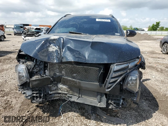 2022 Hyundai Tucson SEL with VIN 5NMJBCAE0NH140468, listed as a Copart auction lot 53829775 with 41,794 mi miles and Salvage Title. Bid and sale history available at DreamBid. Image 5.