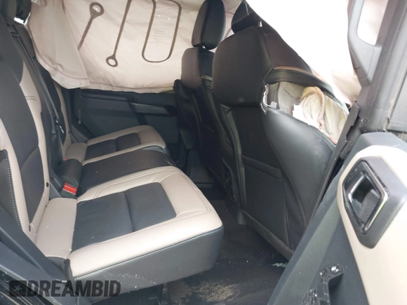 2024 Ford Bronco Wildtrak with VIN 1FMEE2BP1RLA75293, listed as a IAAI auction lot 42199529 with 6,466 mi miles and . Bid and sale history available at DreamBid. Image 8.