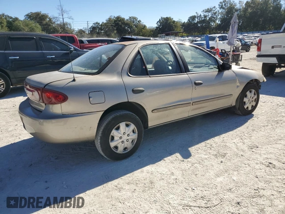 2003 Chevrolet Cavalier with VIN 1G1JC52F037319350, listed as a Copart auction lot 83072934 with 0 mi miles and Salvage Title. Bid and sale history available at carsss.com. Image 3.
