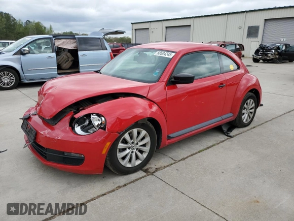 2015 Volkswagen Beetle Fleet Edition with VIN 3VWF17AT5FM632083, listed as a Copart auction lot 50504245 with 101,259 mi miles and Salvage Title. Bid and sale history available at DreamBid. Image 1.