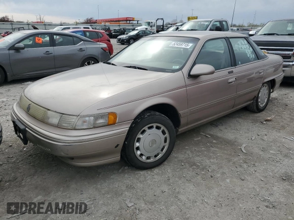 1995 Mercury Sable GS with VIN 1MELM50U3SG629746, listed as a Copart auction lot 52459715 with 131,692 mi miles and Salvage Title. Bid and sale history available at carsss.com. Image 1.