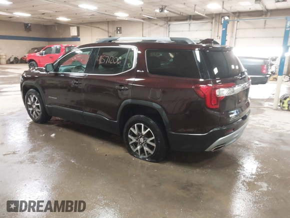 2021 GMC Acadia SLE with VIN 1GKKNRLS9MZ113401, listed as a IAAI auction lot 41571206 with 64,978 mi miles. Bid and sale history available at carsss.com. Image 3.