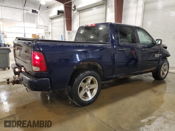 2013 Ram 1500 Express with VIN 1C6RR7KT3DS521731, listed as a Copart auction lot 53613005 with 255,366 mi miles and Salvage title. Bid and sale history available at DreamBid. Image 3.