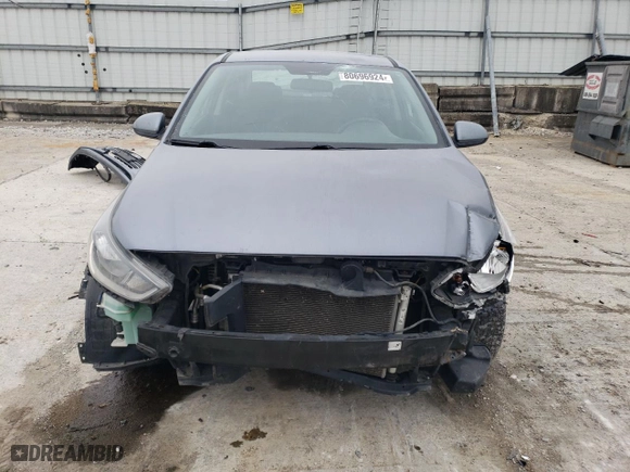 2020 Hyundai Accent SE with VIN 3KPC24A69LE099172, listed as a Copart auction lot 80696924 with 64,428 mi miles and Non Repairable. Bid and sale history available at carsss.com. Image 5.