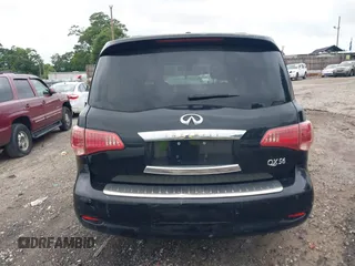 2013 Infiniti QX56 with VIN JN8AZ2NF7D9530166, listed as a IAAI auction lot 42360609 with 214,484 mi miles and . Bid and sale history available at DreamBid. Image 17.
