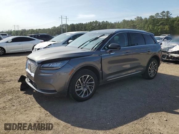 2022 Lincoln Corsair Standard with VIN 5LMCJ1C97NUL03862, listed as a Copart auction lot 56673155 with 36,595 mi miles and Salvage title. Bid and sale history available at DreamBid. Image 1.