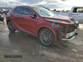 2023 Lexus RX 350h z VIN 2T2BBMCA4PC004580, wystawiony jako Copart lot #87616145 z przebiegiem 31 020 mil mil oraz Szkoda całkowita • Salvage title. Historia ofert i sprzedaży dostępna na DreamBid. Obrazek 4.