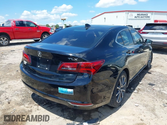 2017 Acura TLX V6 w/Technology Pkg with VIN 19UUB2F57HA001406, listed as a IAAI auction lot 42389634 with 108,657 mi miles and . Bid and sale history available at DreamBid. Image 4.