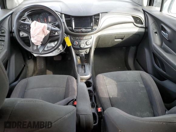 2020 Chevrolet Trax LS with VIN 3GNCJKSB2LL322934, listed as a Copart auction lot 49228295 with 104,391 mi miles and Salvage title. Bid and sale history available at DreamBid. Image 8.
