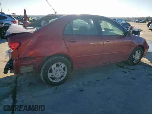 2006 Toyota Corolla CE with VIN 1NXBR32E86Z679876, listed as a Copart auction lot 46601185 with 162,132 mi miles and Salvage Title. Bid and sale history available at DreamBid. Image 3.